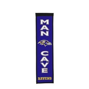 Baltimore Ravens 8" x 32" Man‎ Cave Banner